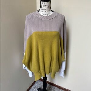 Free People Easy Street Colorblock Crew Neck Sweater